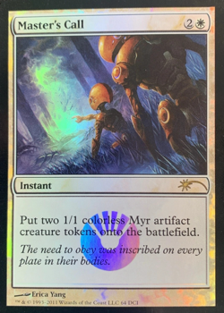 MTG - Master's Call - WPN Foil Promo - Magic the Gathering - Image 1