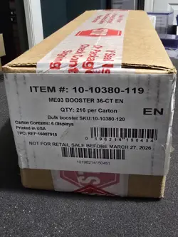 Pokemon Mega Evolution Perfect Order Booster 6 Box Case - CLEAN CASE!!! - Image 2