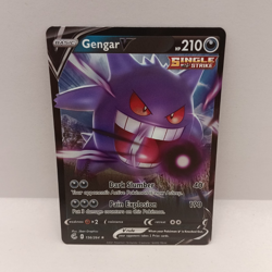Pokemon Gengar V Ultra Rare Holo Single Strike 156/264 Fusion Strike 210 HP - Image 1
