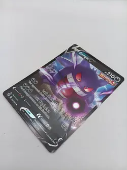 Pokemon Gengar V Ultra Rare Holo Single Strike 156/264 Fusion Strike 210 HP - Image 3