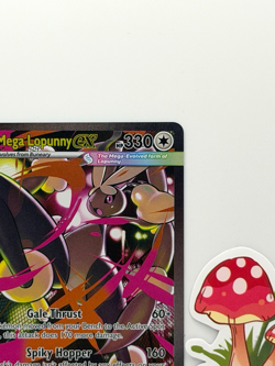 Pokemon Mega Lopunny EX 128/094 Phantasmal Flames Holo SIR - Image 3