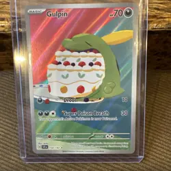 Gulpin - 154/142 - Illustration Rare NM, English Pokemon Stellar Crown - Image 1