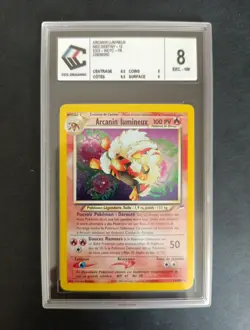 Carte Pokemon Arcanin lumineux 12/105 CCC 8 Neo Destiny Francais - Image 1