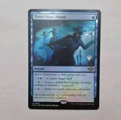 Three Steps Ahead Outlaws of Thunder Junction MTG Magic The Gathering M/NM Promo - Image 1