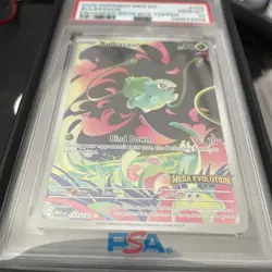 Bulbasaur Box Topper Stamped 133/132 2025 Pokemon Mega Evolution Rare PSA 10 - Image 1