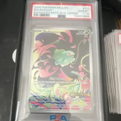 Bulbasaur Box Topper Stamped 133/132 2025 Pokemon Mega Evolution Rare PSA 10 - Image 3