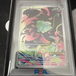 Bulbasaur Box Topper Stamped 133/132 2025 Pokemon Mega Evolution Rare PSA 10 - Image 5