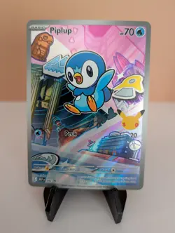 Piplup - 042 042 Holo Promo ME: Mega Evolution Promo Pokemon Near Mint - Image 1