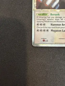 Ursaring 89/95 Holo Rare Prime HGSS Unleashed 2010 Pokemon TCG - Image 4