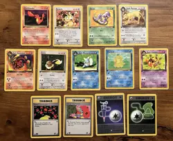 Pokemon team rocket 1st edition lot. LP/NM - Image 1