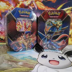 Pokemon TCG: Legends of Galar Tin (Zamazenta V & Zacian V) - Factory Sealed - Image 1
