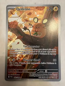 DEDENNE 093/088 POKEMON ME03 PERFECT ORDER FULL ART ILLUSTRATION RARE - Image 1