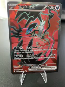 Pokemon Yveltal EX 105/088 Holo POR Basic Dark 2016 English TCG - Image 1