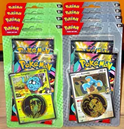 Pokemon TCG Ascended Heroes Erika Larry Booster Packs Lot Of 8 New Sealed! - Image 1