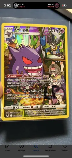GENGAR 2022 POKEMON SWORD & SHIELD LOST ORIGIN TG06/TG30 TRAINER GALLERY - Image 1