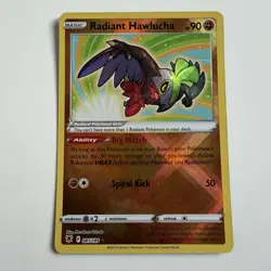 Pokemon TCG Radiant Hawlucha Sword & Shield-Astral Radiance 081/189 Holo NM - Image 1