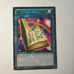 YUGIOH- Toon Table of Contents - LCYW-EN116 - Rare Unlimited Edition Near Mint - Image 1