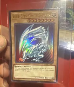 Konami Blue-Eyes White Dragon LCKC-EN001 Ultra Rare Holo Legendary Collection - Image 1