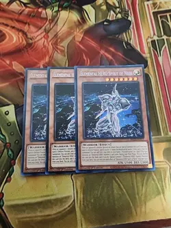 3X Elemental HERO Spirit of Neos Prismatic Secret Rare MP23-EN117 1ST ED YuGiOh - Image 1