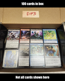 x1 MTG cards bulk lot (box shown) **100 Cards** [Box ID: EIP3] - Image 1