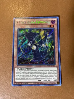S-Force Rappa Chiyomaru BLVO-EN011 Secret Rare YUGIOH w/ official sleeve - Image 3