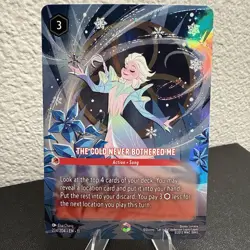 Disney Lorcana - The Cold Never Bothered Me 234/204 Winterspell - Enchanted - Image 3