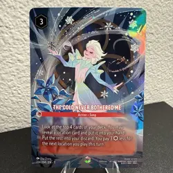 Disney Lorcana - The Cold Never Bothered Me 234/204 Winterspell - Enchanted - Image 4