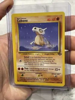 Cubone 50/64 Common Jungle Unlimited Card NM/MT Vintage Vtg TCG Pokemon WOTC - Image 2