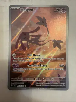Pokemon Mesprit Holo Illustration Rare SV08 204/191 Surging Sparks 70HP Card - Image 1