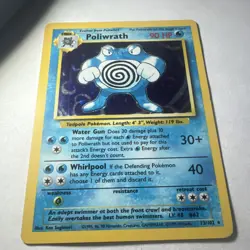 Poliwrath Base Set 13/102 Holo Rare 1999 Wizards Pokemon TCG Card - Image 5