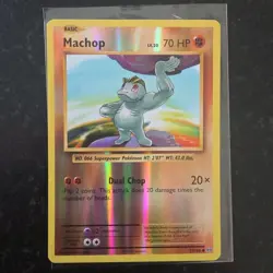 Machop 57/108 Reverse Holo XY Evolutions Pokemon Card - Image 1