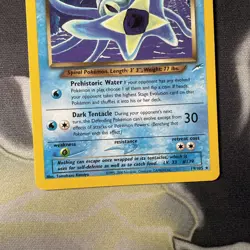 Dark Omastar 19/105 Neo Destiny Rare Pokemon Card - WOTC - NM - Image 3