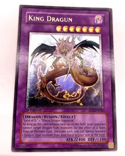 Yu-Gi-Oh Card King Dragun FET-EN036 1st Ed - Image 1