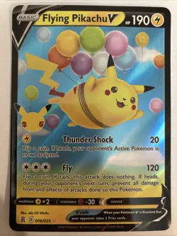 Flying Pikachu V 006/025 Celebrations - Pokemon Card - NM - Image 1