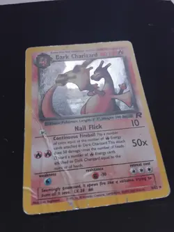MP / HP Dark Charizard 4/82 Holo Team Rocket WOTC 2000 Pokemon Card - Image 4