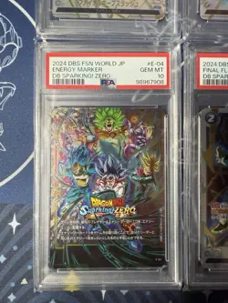Bandai Dragon Ball Super DB Sparking! Zero Graded GEM MT 10 Holo Cards - Image 3