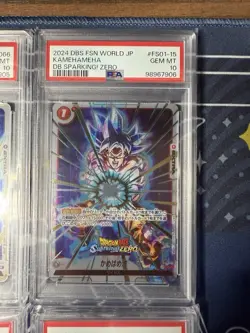 Bandai Dragon Ball Super DB Sparking! Zero Graded GEM MT 10 Holo Cards - Image 5