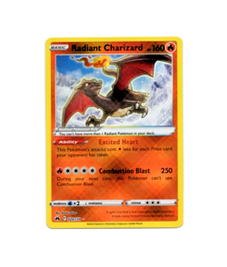Pokemon Sword & Shield Crown Zenith RADIANT CHARIZARD 020/159 Holo Card MINT-NM - Image 1