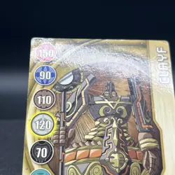 Clayf 12/48d BA303-GA-SM-GBL Gold Gate Bakugan Battle Brawlers Card - Image 5