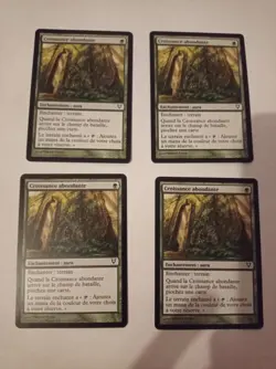 Croissance abondante - Abundant Growth - Magic MTG - Exc FR * 4 Playset - Image 1