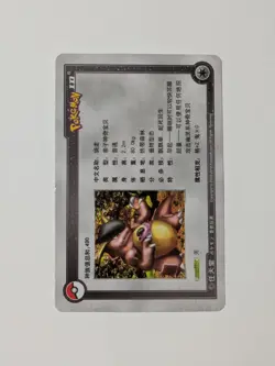 2010 Chinese Pokemon ID Card Kangaskhan 48/1024 - Image 2