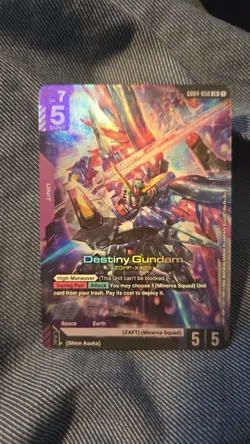Destiny Gundam GD04-050 LR NM Gundam Card Game Phantom Aria - Image 1