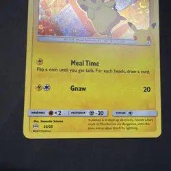 2021 POKEMON TCG MCDONALDS 25TH ANNIVERSARY BASIC HOLO PIKACHU CARD 25/25 - Image 3