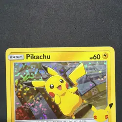 2021 POKEMON TCG MCDONALDS 25TH ANNIVERSARY BASIC HOLO PIKACHU CARD 25/25 - Image 4