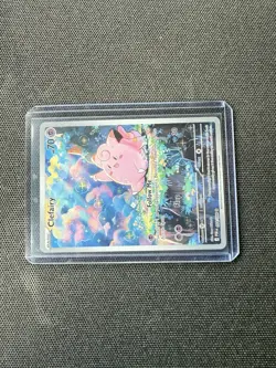 Pokemon Clefairy Full Art Holo Rare 094/089 POR Basic Fairy 70HP Card - Image 2
