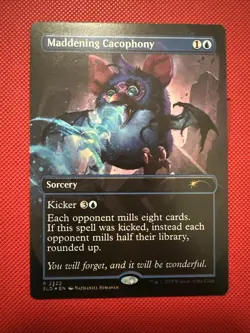 MTG Maddening Cacophony (2322/3161) Secret Lair Drop Series LP FOIL- Rainbow - Image 1