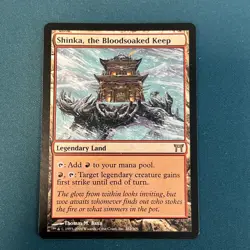 MTG Shinka, the Bloodsoaked Keep Champions of Kamigawa Regular - Image 1
