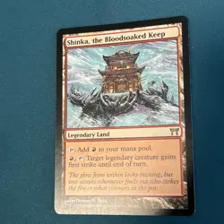 MTG Shinka, the Bloodsoaked Keep Champions of Kamigawa Regular - Image 3
