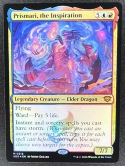 Prismari, The Inspiration 0212 Mythic Foil MTG: Secrets of Strixhaven NM - Image 1