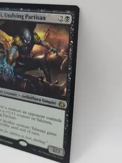 Yahenni Undying Partisan NM FOILMTG Aether Revolt Rare Legendary Vampire EDH - Image 4